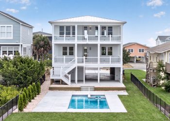Back of house pool view 1